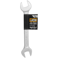 JCB Klucz PŁASKI CR-V 14-15mm DWUSTRONNY mocny SOLIDNY standard