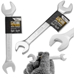 JCB Klucz PŁASKI CR-V 12-13mm DWUSTRONNY mocny SOLIDNY standard