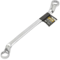 JCB Klucz OCZKOWY 2-stronny odgięty o 75 STOPNI 17x19 mm Cr-V 12-KĄTNY JCB Klucz OCZKOWY 2-stronny odgięty o 75 STOPNI 17x19 mm Cr-V 12-KĄTNY