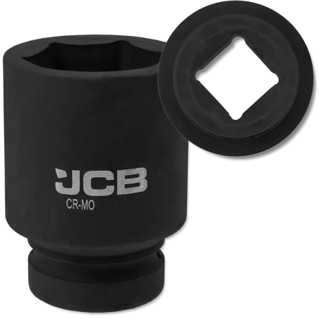 JCB Nasadka UDAROWA głęboka 1" 50mm 6-kątna Cr-Mo KLUCZ nasadowy