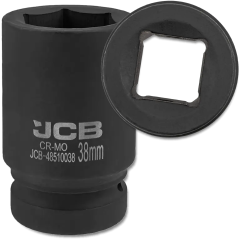 JCB Nasadka UDAROWA głęboka 1" 38mm 6-kątna Cr-Mo KLUCZ nasadowy