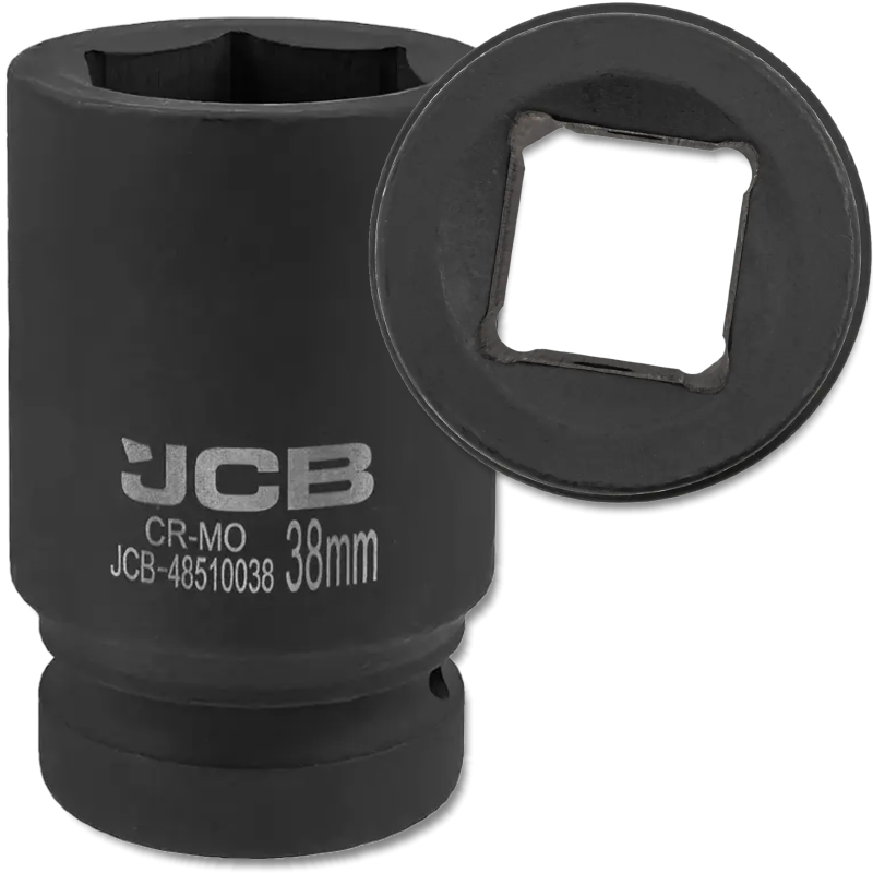 JCB Nasadka UDAROWA głęboka 1" 38mm 6-kątna Cr-Mo KLUCZ nasadowy JCB Nasadka UDAROWA głęboka 1" 38mm 6-kątna Cr-Mo KLUCZ nasadowy