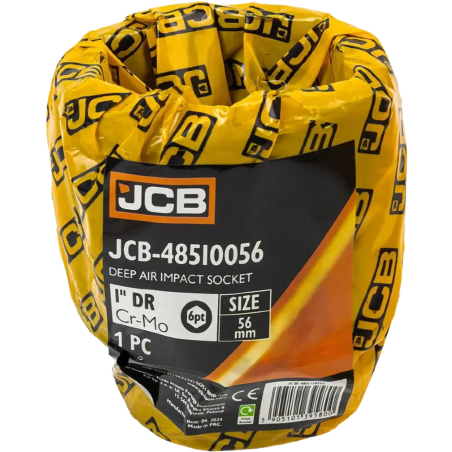JCB Nasadka UDAROWA głęboka 1" 56mm 6-kątna Cr-Mo KLUCZ nasadowy