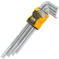 JCB Zestaw KLUCZY IMBUS długich 9 ELEMENTÓW 1/16-3/8" typu L Cr-V HEX JCB Zestaw KLUCZY IMBUS długich 9 ELEMENTÓW 1/16-3/8" typu L Cr-V HEX