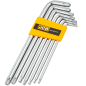 JCB Zestaw KLUCZY TORX długich z OTWOREM 7 ELEMENTÓW T10H-T40H typu L Cr-V JCB Zestaw KLUCZY TORX długich z OTWOREM 7 ELEMENTÓW T10H-T40H typu L Cr-V