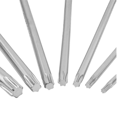 JCB Zestaw KLUCZY TORX EKSTRA długich 7 ELEMENTÓW T10-T40 typu L Cr-V