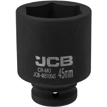 JCB NASADKA udarowa GŁĘBOKA 3/4" Cr-Mo 6-kątna 45mm KLUCZ nasadowy