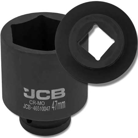 JCB NASADKA udarowa GŁĘBOKA 3/4" Cr-Mo 6-kątna 47mm KLUCZ nasadowy