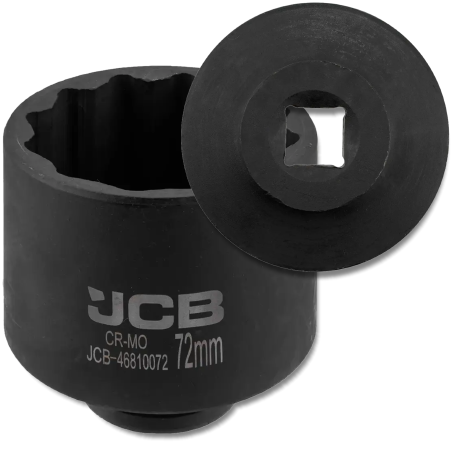 JCB NASADKA udarowa GŁĘBOKA 3/4" Cr-Mo 12-kątna 72mm KLUCZ NASADOWY