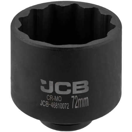 JCB NASADKA udarowa GŁĘBOKA 3/4" Cr-Mo 12-kątna 72mm KLUCZ NASADOWY