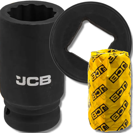 JCB NASADKA udarowa GŁĘBOKA 3/4" Cr-Mo 12-kątna 20mm KLUCZ NASADOWY