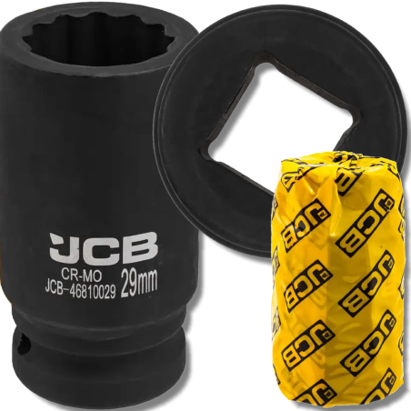 JCB NASADKA udarowa GŁĘBOKA 3/4" Cr-Mo 12-kątna 29mm KLUCZ NASADOWY