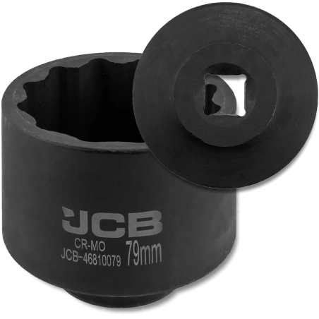 JCB NASADKA udarowa GŁĘBOKA 3/4" Cr-Mo 12-kątna 79mm KLUCZ NASADOWY
