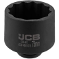 JCB NASADKA udarowa GŁĘBOKA 3/4" Cr-Mo 12-kątna 73mm KLUCZ NASADOWY JCB NASADKA udarowa GŁĘBOKA 3/4" Cr-Mo 12-kątna 73mm KLUCZ NASADOWY