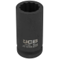 JCB NASADKA udarowa GŁĘBOKA 3/4" Cr-Mo 12-kątna 26mm KLUCZ NASADOWY