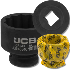 JCB Nasadka udarowa 3/4" 46mm 12-kątna Cr-Mo KLUCZ nasadowy