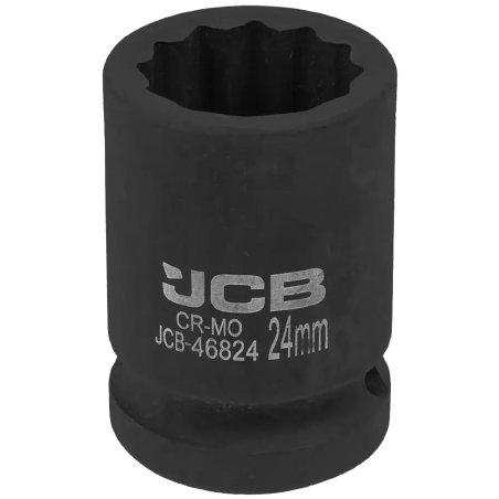 JCB Nasadka udarowa 3/4" 24mm 12-kątna Cr-Mo KLUCZ nasadowy