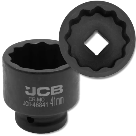 JCB Nasadka udarowa 3/4" 41mm 12-kątna Cr-Mo KLUCZ nasadowy