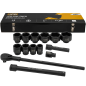 JCB Zestaw NARZĘDZI udarowych 1" Cr-Mo 6-kątnych 15 ELEMENTÓW 36-80mm