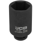 JCB NASADKA udarowa GŁĘBOKA 1/2" Cr-Mo 6-kątna 35mm KLUCZ NASADOWY