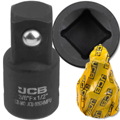 JCB Adapter udarowy Cr-Mo 3/8"(F) x 1/2"(M) KWADRAT