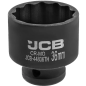 JCB Nasadka udarowa CIENKOŚCIENNA 1/2" 36mm 12-kątna Cr-Mo KLUCZ nasadowy