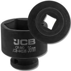 JCB Nasadka udarowa 1/2" 36mm 6-kątna Cr-Mo KLUCZ nasadowy