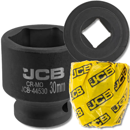 JCB Nasadka udarowa 1/2" 30mm 6-kątna Cr-Mo KLUCZ nasadowy