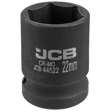 JCB Nasadka udarowa 1/2" 22mm 6-kątna Cr-Mo KLUCZ nasadowy