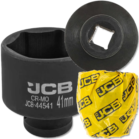 JCB Nasadka udarowa 1/2" 41mm 6-kątna Cr-Mo KLUCZ nasadowy