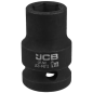 JCB Nasadka udarowa 1/2" 12 mm 6-kątna Cr-Mo KLUCZ nasadowy