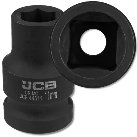JCB Nasadka udarowa 1/2" 11 mm 6-kątna Cr-Mo KLUCZ nasadowy