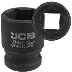 JCB Nasadka udarowa 1/2" 25 mm 6-kątna Cr-Mo KLUCZ nasadowy