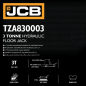 JCB Podnośnik SAMOCHODOWY lewarek HYDRAULICZNY niskoprofilowy 3T 2-TŁOKI