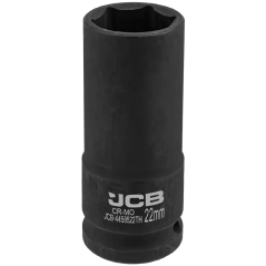 JCB NASADKA udarowa GŁĘBOKA cienkościenna 1/2" Cr-Mo 6-kątnych 22mm
