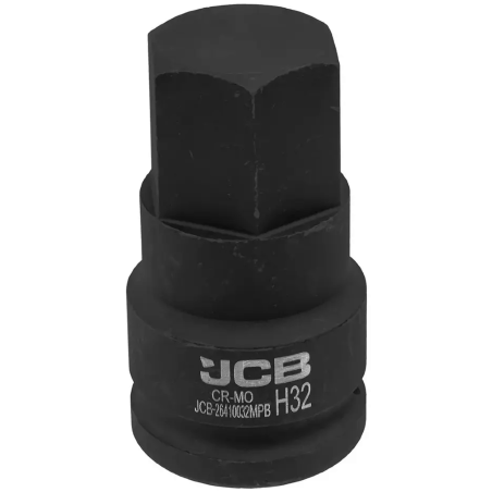 JCB Nasadka BIT udarowa 3/4" 32mm 6-kątna Cr-Mo KLUCZ nasadowy