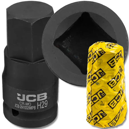 JCB Nasadka BIT udarowa 3/4" 29mm 6-kątna Cr-Mo KLUCZ nasadowy