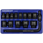 FORCEKRAFT Zestaw NASADEK udarowych 1/2" 15 ELEMENTÓW 6-kątnych (10-32mm) FORCEKRAFT Zestaw NASADEK udarowych 1/2" 15 ELEMENTÓW 6-kątnych (10-32mm)