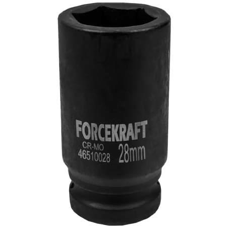 FORCEKRAFT Nasadka udarowa GŁĘBOKA 3/4" 28mm 6-kątna KLUCZ NASADOWY