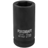 FORCEKRAFT Nasadka udarowa GŁĘBOKA 3/4" 27mm 6-kątna KLUCZ NASADOWY