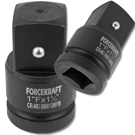 FORCEKRAFT ADAPTER udarowy nasadkowy REDUKCJA przejściówka gwint 1" (F) 1.5"(M)