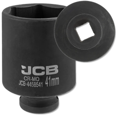 JCB NASADKA udarowa GŁĘBOKA 1/2" Cr-Mo 6-kątna 41mm KLUCZ NASADOWY