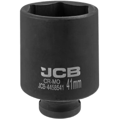 JCB NASADKA udarowa GŁĘBOKA 1/2" Cr-Mo 6-kątna 41mm KLUCZ NASADOWY