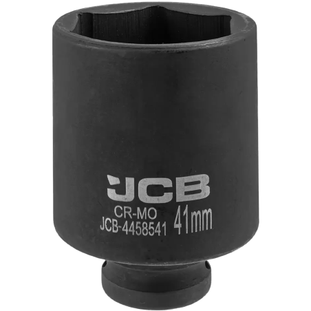 JCB NASADKA udarowa GŁĘBOKA 1/2" Cr-Mo 6-kątna 41mm KLUCZ NASADOWY