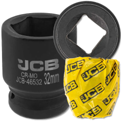 JCB Nasadka udarowa 3/4" 32mm 6-kątna Cr-Mo KLUCZ nasadowy