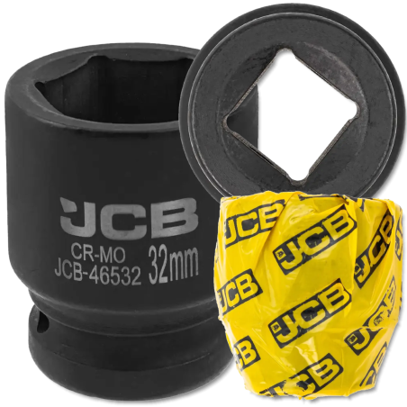 JCB Nasadka udarowa 3/4" 32mm 6-kątna Cr-Mo KLUCZ nasadowy