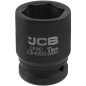 JCB Nasadka udarowa 3/4" 30mm 6-kątna Cr-Mo KLUCZ nasadowy JCB Nasadka udarowa 3/4" 30mm 6-kątna Cr-Mo KLUCZ nasadowy