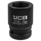 JCB Nasadka udarowa 3/4" 27mm 6-kątna Cr-Mo KLUCZ nasadowy JCB Nasadka udarowa 3/4" 27mm 6-kątna Cr-Mo KLUCZ nasadowy