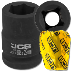 JCB Nasadka udarowa 3/4" 22mm 6-kątna Cr-Mo KLUCZ nasadowy