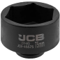 JCB Nasadka udarowa 3/4" 75mm 6-kątna Cr-Mo KLUCZ nasadowy JCB Nasadka udarowa 3/4" 75mm 6-kątna Cr-Mo KLUCZ nasadowy